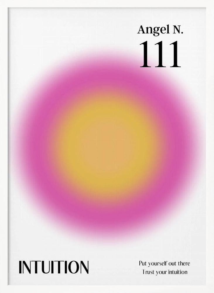 Angel Number 111 | Poster - White Frame Interior