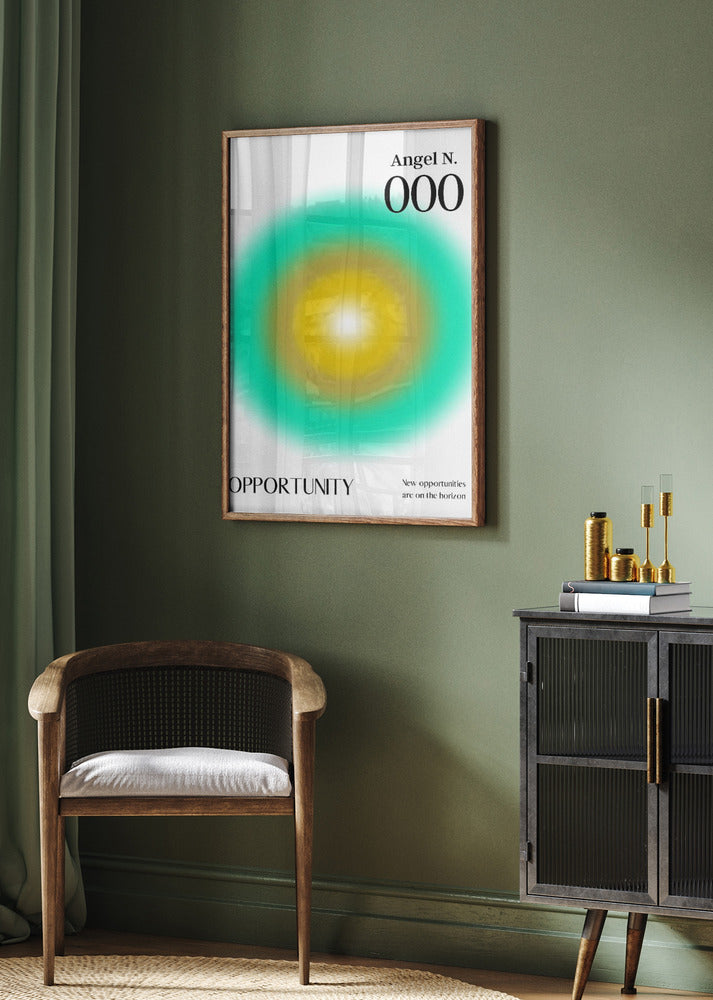 Angel Number 000 | Poster - Room Interior 2