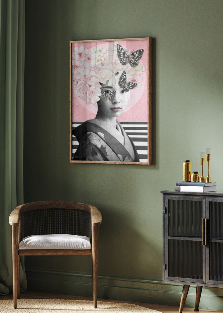 Spring Geisha | Poster - Room Interior 2