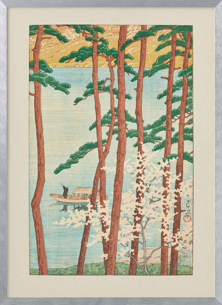 Haru No Arashiyama (spring In Arashiyama) (1934) | Poster - Silver Frame Interior