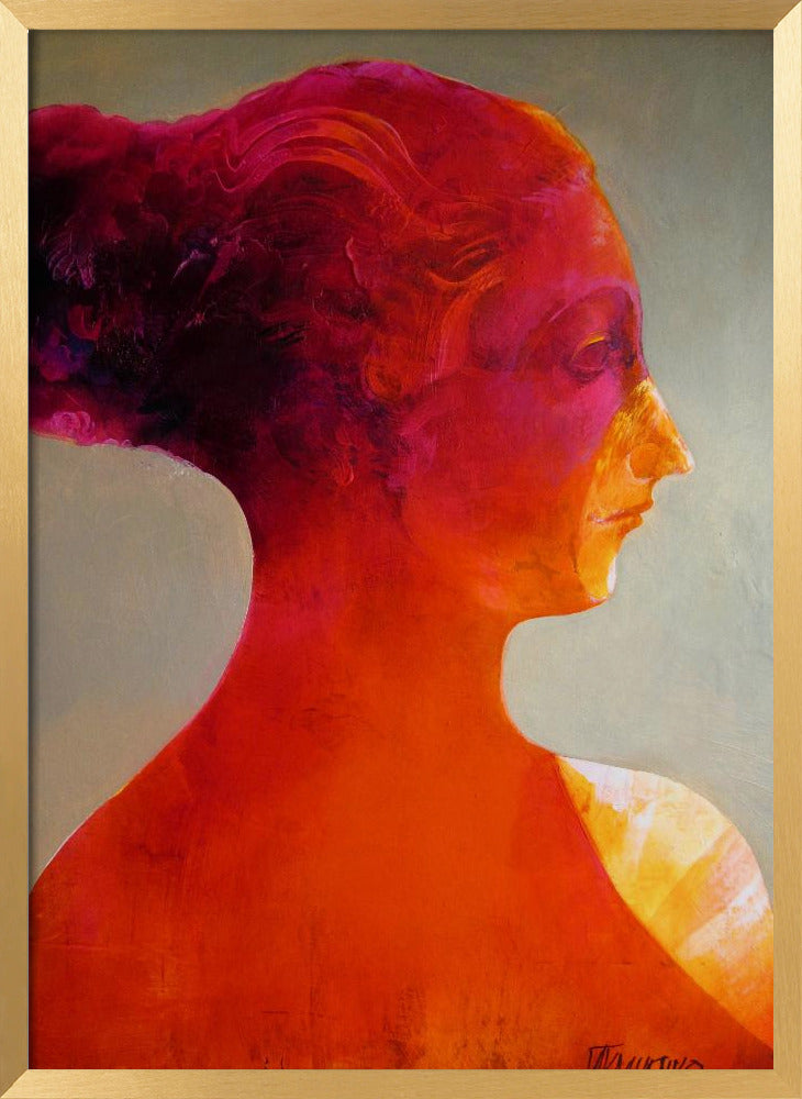 Hot | Poster - Gold Frame Interior