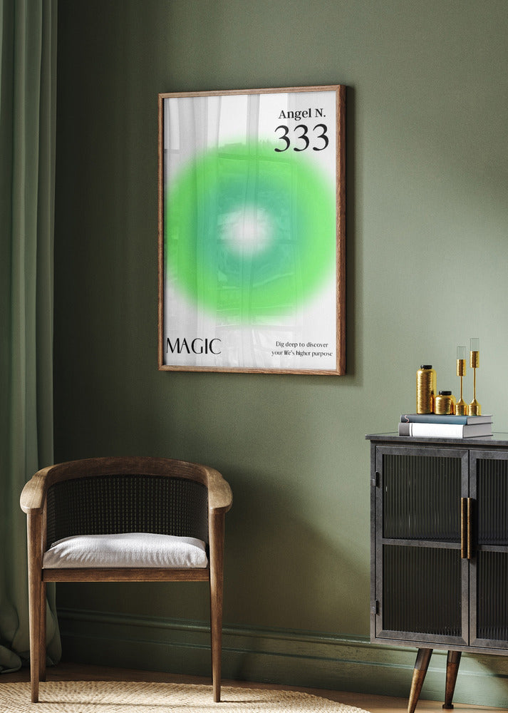 Angel Number 333 | Poster - Room Interior 2