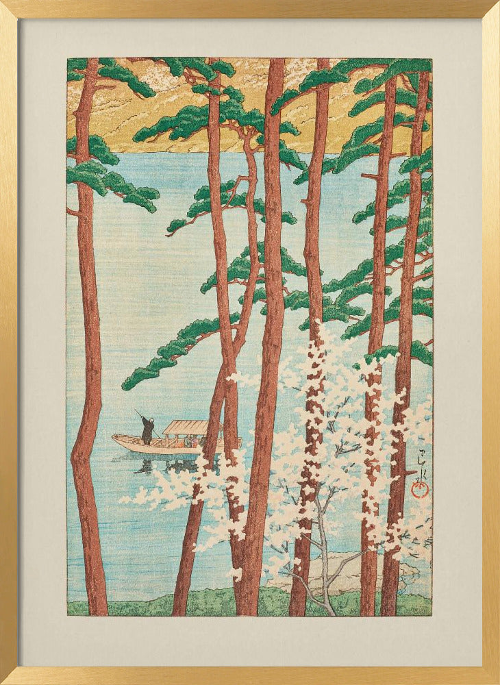 Haru No Arashiyama (spring In Arashiyama) (1934) | Poster - Gold Frame Interior