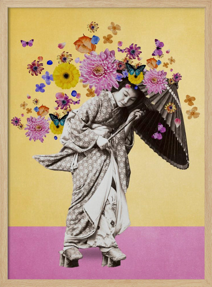 Oh Those Japanese Summer Winds | Poster - Wood Frame Interior