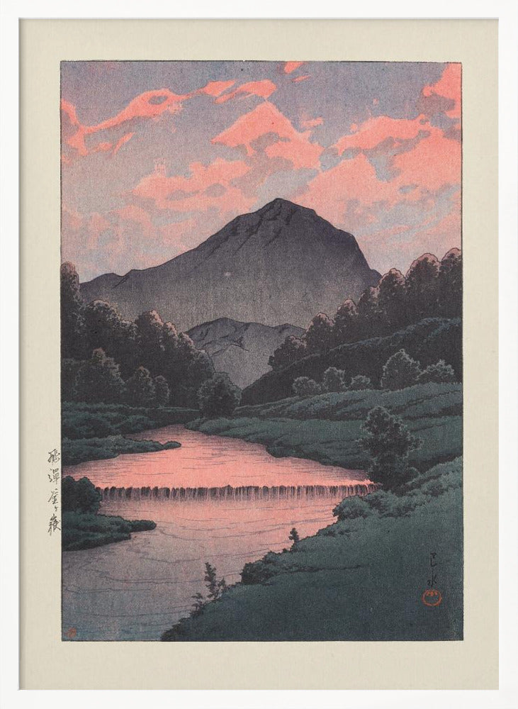 Hida Kamagadake (mount Kamaga, Hida) (1933) | Poster - White Frame Interior