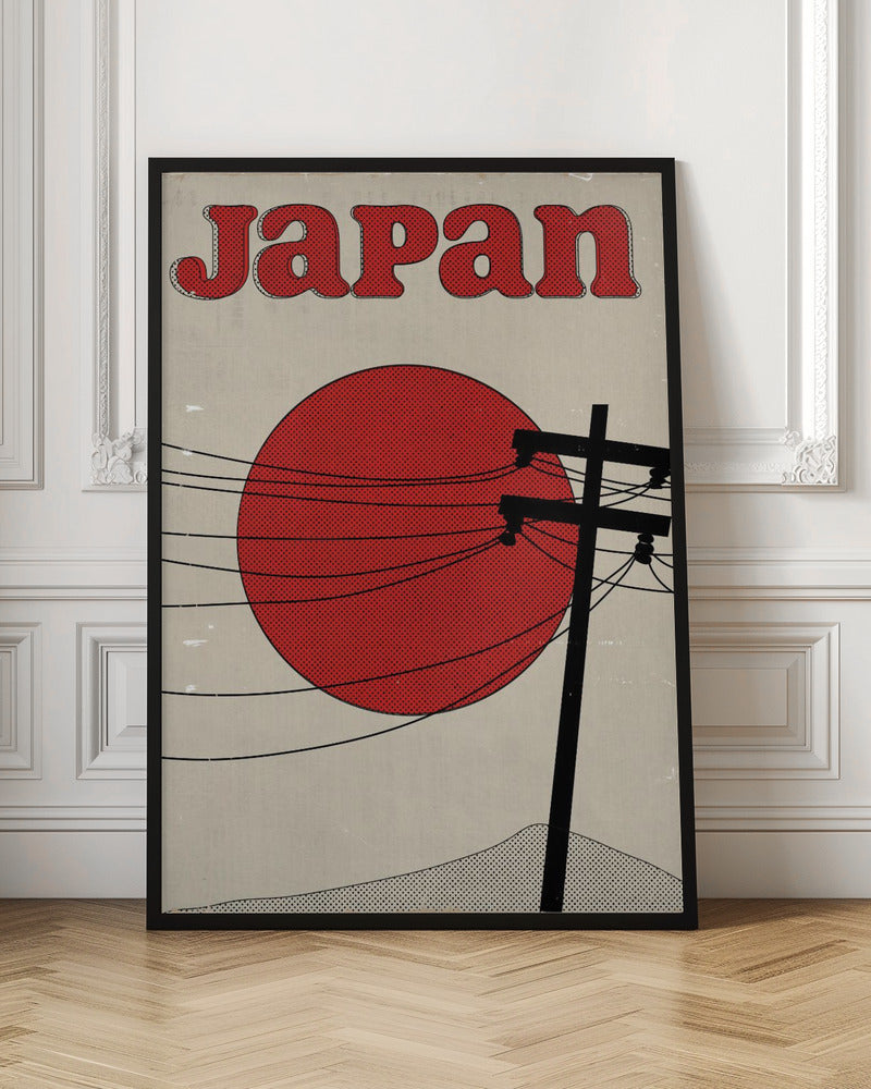 Retro Japan Travel Poster | Poster - Room Interior 1