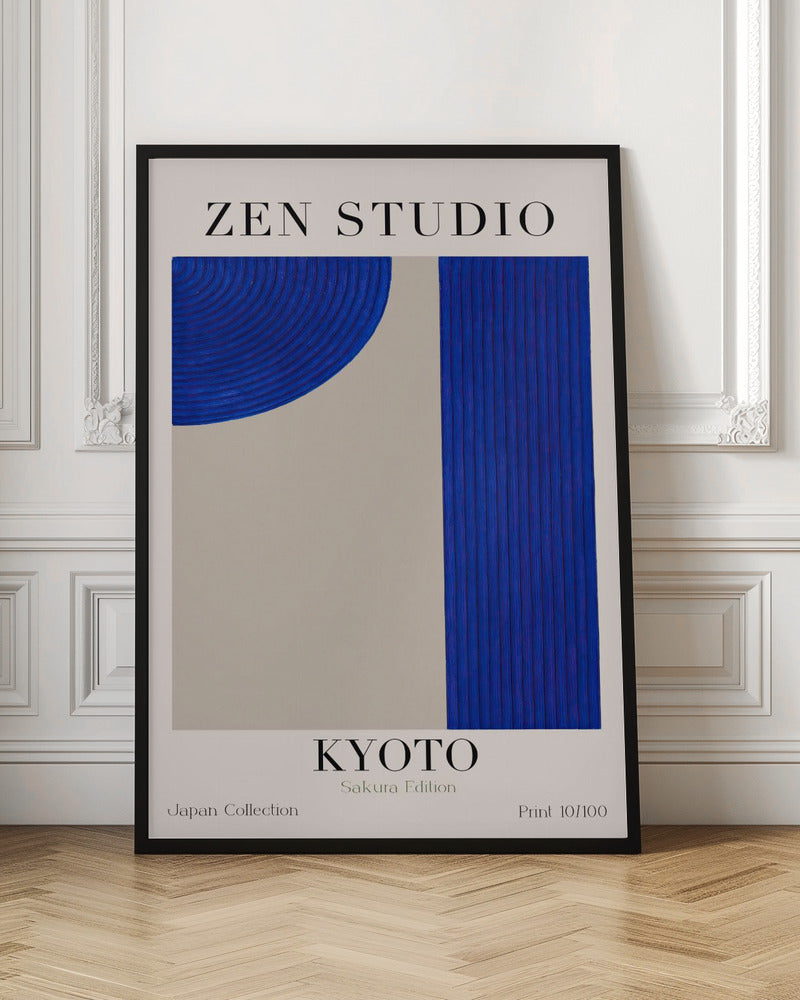 Kyoto Blue Harmony | Poster - Room Interior 1