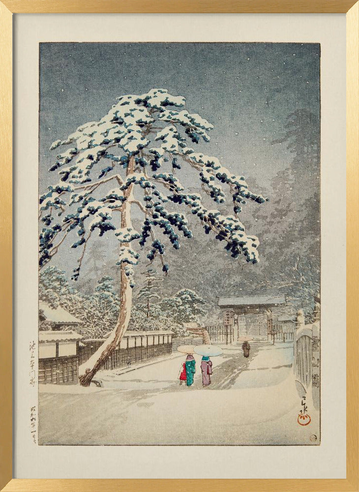 Ikegami Honmonji (honmon Temple, Ikegami) (1931) | Poster - Gold Frame Interior