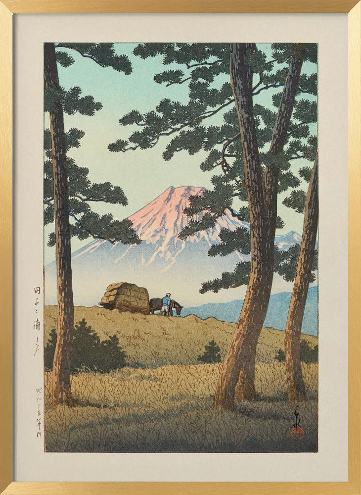 Tago No Ura No Yube (1940) | Poster - Gold Frame Interior