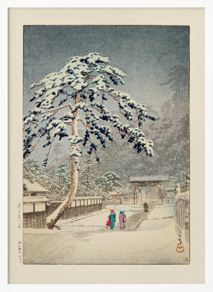 Ikegami Honmonji (honmon Temple, Ikegami) (1931) | Poster - White Frame Interior