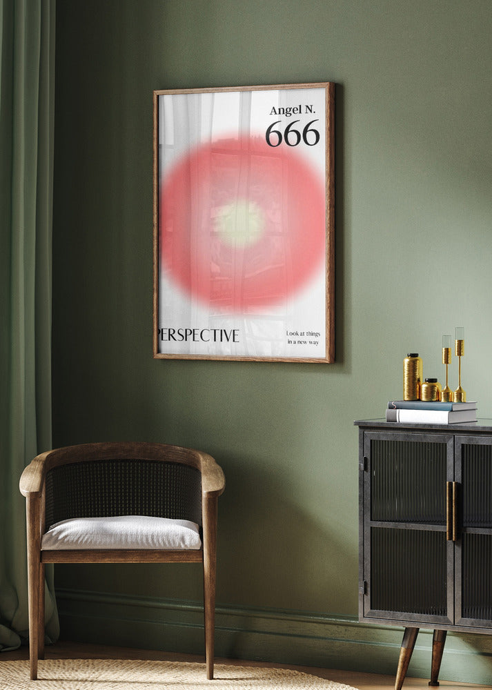 Angel Number 666 | Poster - Room Interior 2