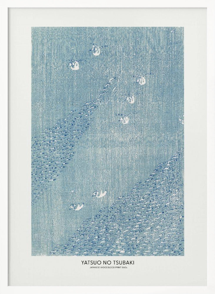 Japanese Woodblock Print 1860s | Poster - White Frame Interior