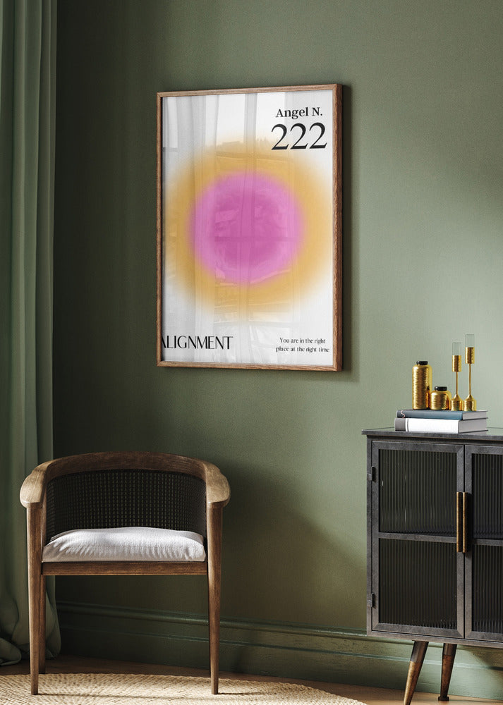 Angel Number 222 | Poster - Room Interior 2