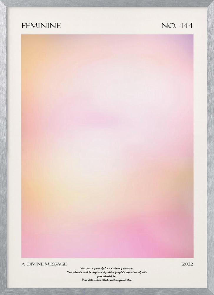 Feminie | Poster - Silver Frame Interior
