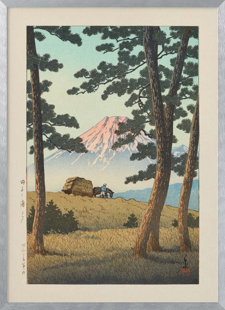 Tago No Ura No Yube (1940) | Poster - Silver Frame Interior