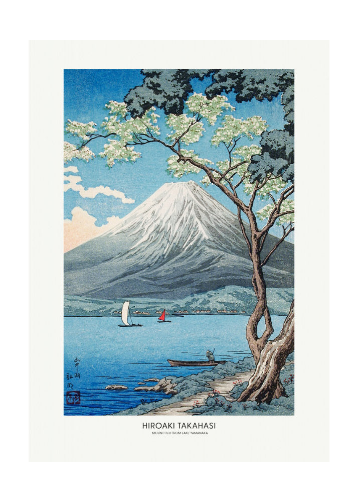 Mount Fuji From Lake Yamanaka | Poster - Passepartout