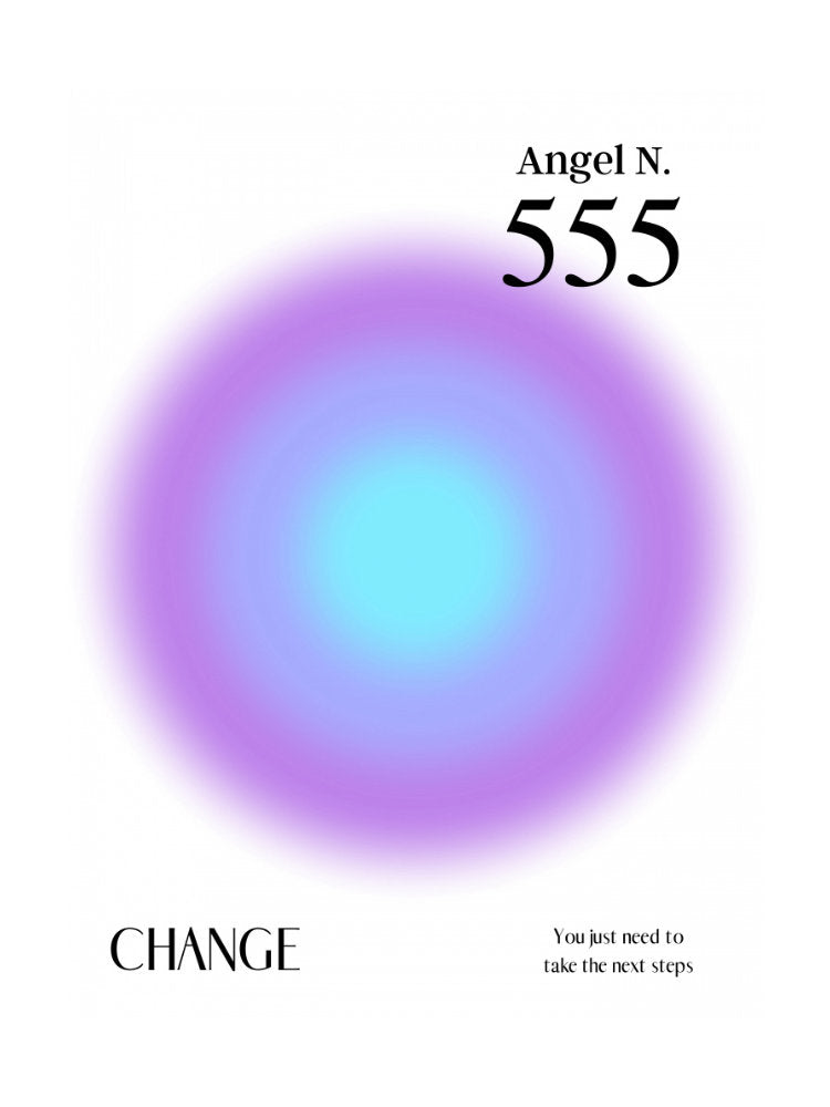 Angel Number 555 | Poster - Passepartout