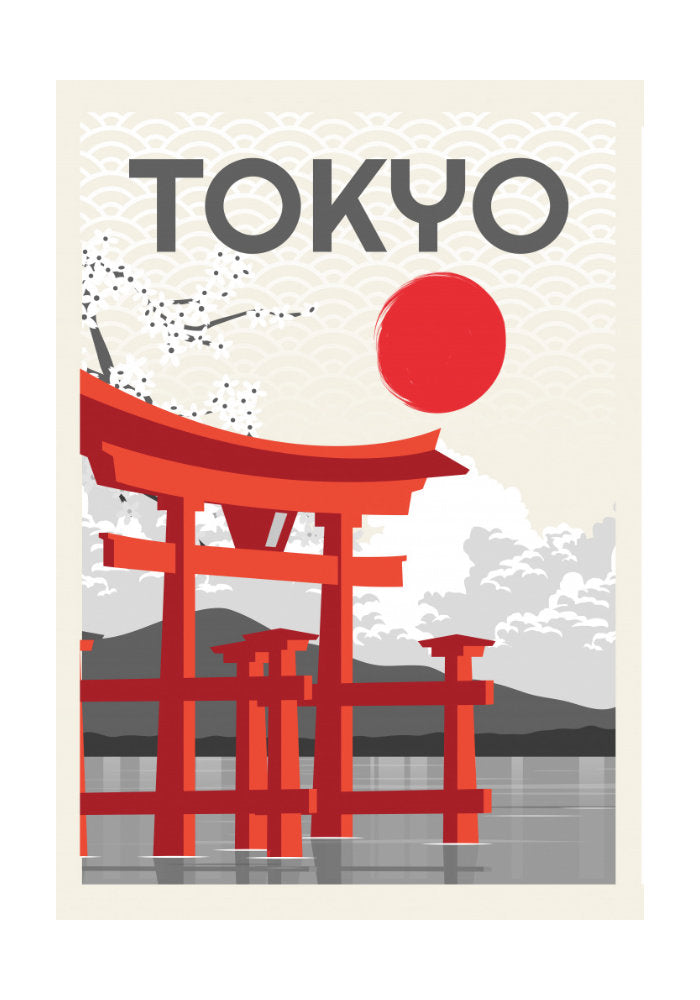 Tokyo Sun | Poster - Passepartout