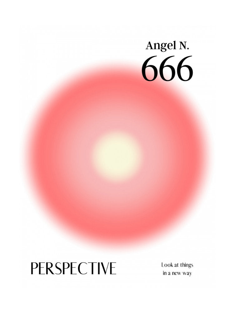 Angel Number 666 | Poster - Passepartout