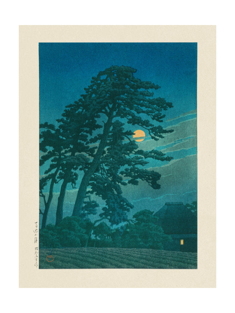 Moon At Magome | Poster - Passepartout