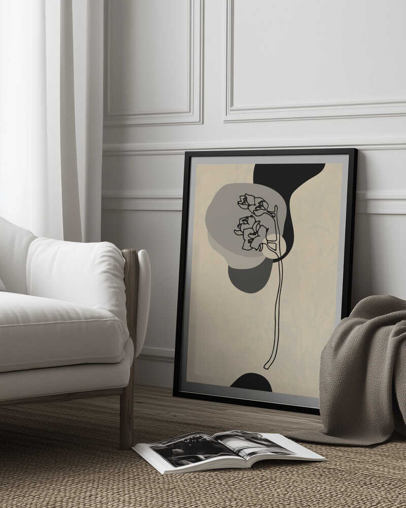 Abstrakte Blume 3 | Poster