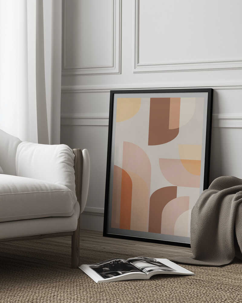 Retro Geometric | Poster