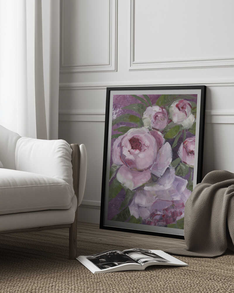 Rylee painterly roses | Poster