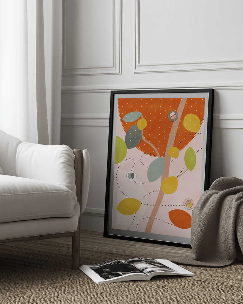 Hilma 5 aux couleurs amicales | Affiche