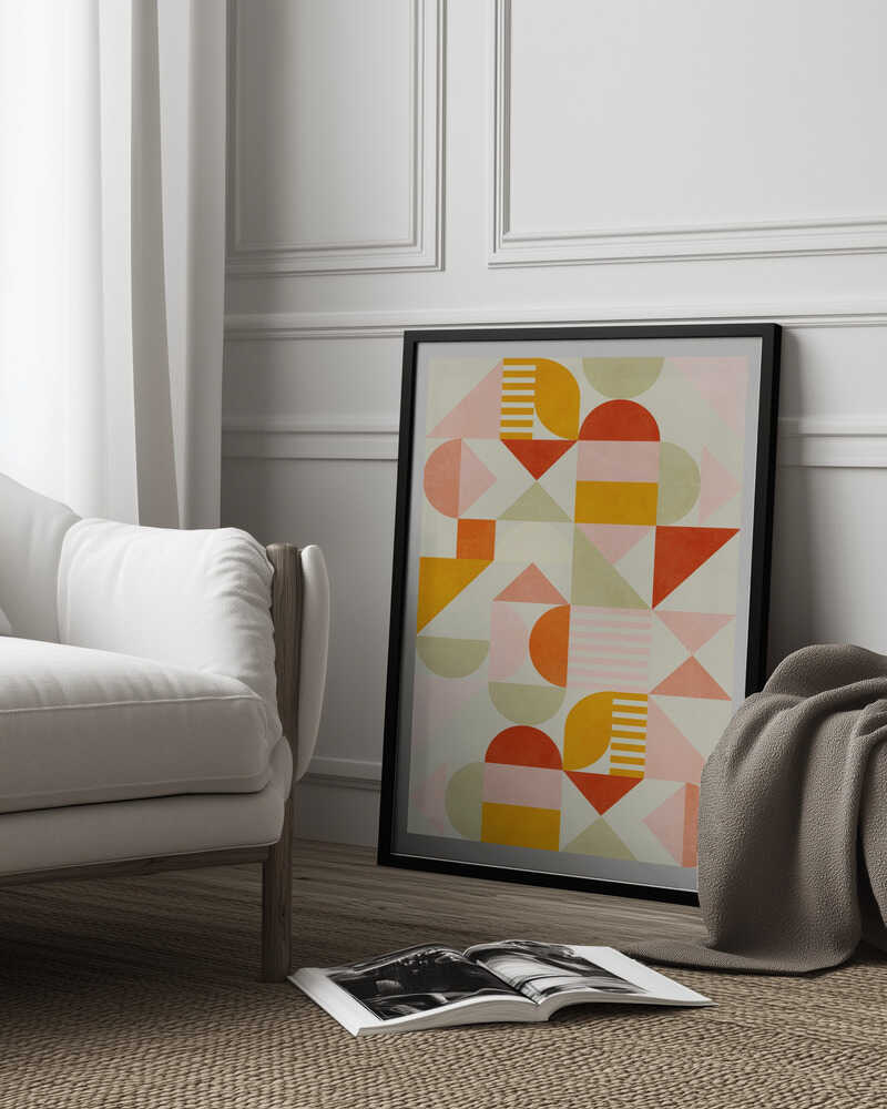 Bauhaus Fun Pastel | Affiche
