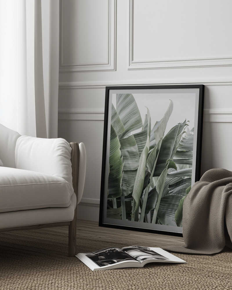 Bananenblätter im sanften Licht | Poster