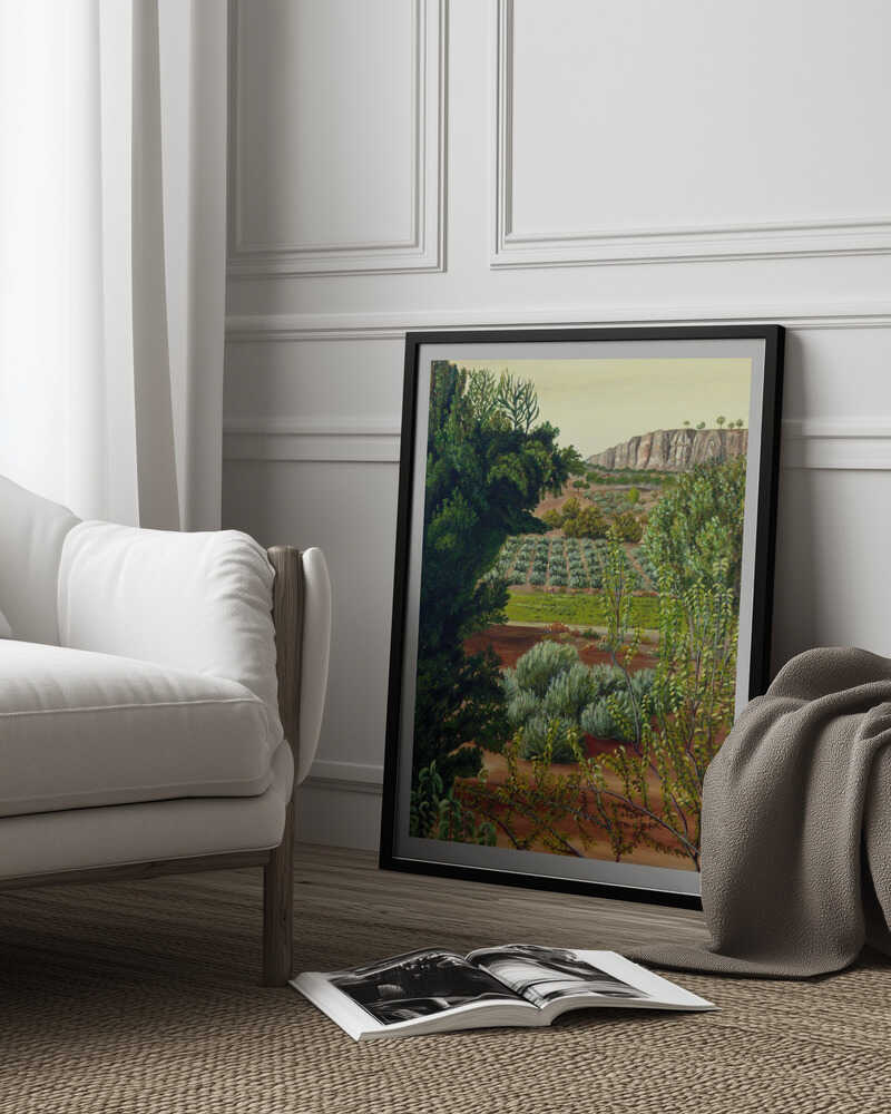 Olivenbäume im Hochgebirge | Poster