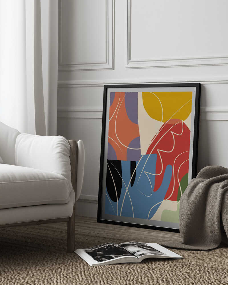 Abstract Color Collage | Poster