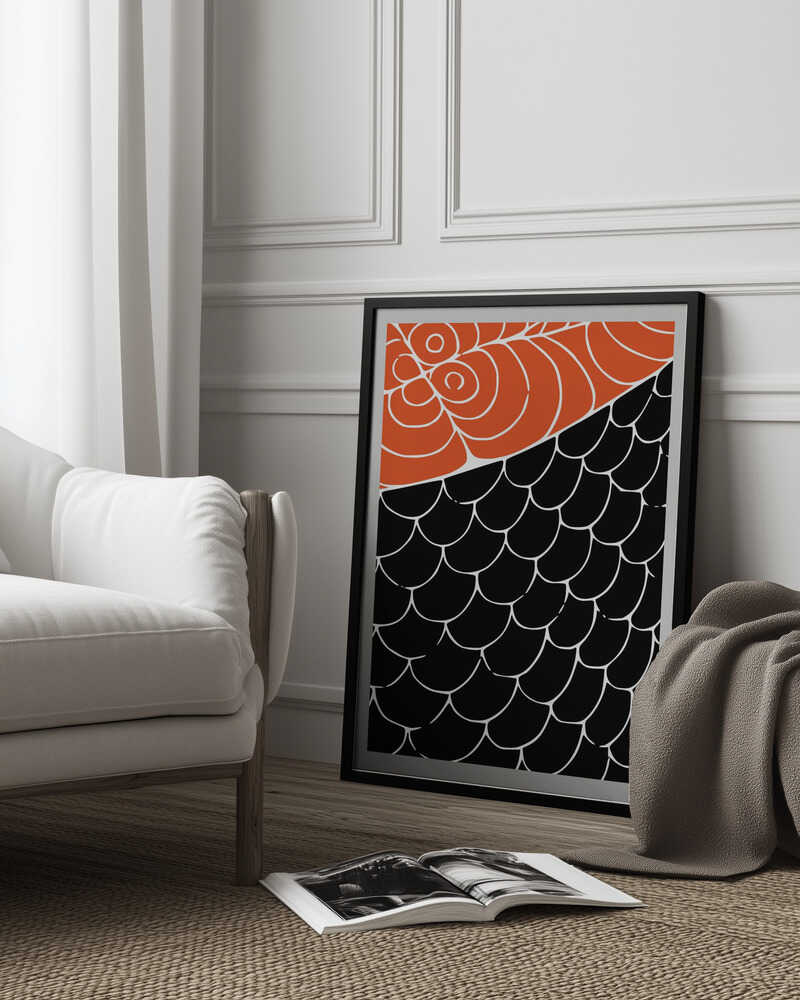 Sashimi Rot und Schwarz | Poster