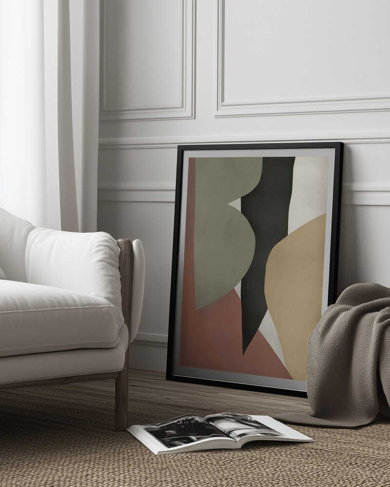 Formes abstraites tropicales | Affiche