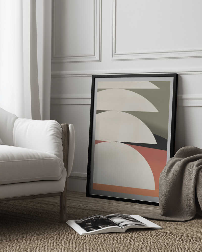 Géométrique large | Affiche