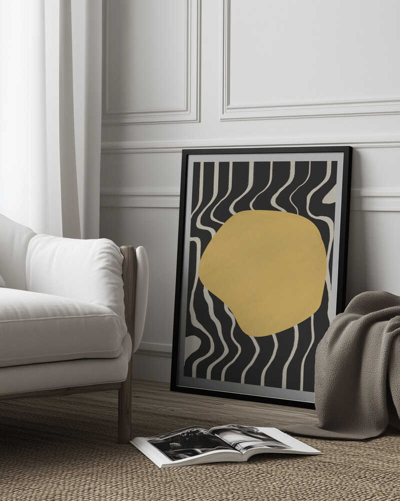 Harmonie de la Vague Dorée | Affiche