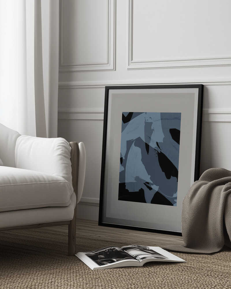 Abstrakte Pinselstriche 60Y | Poster