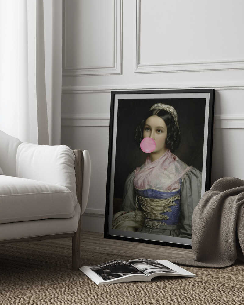 Kaugummi-Porträt | Poster