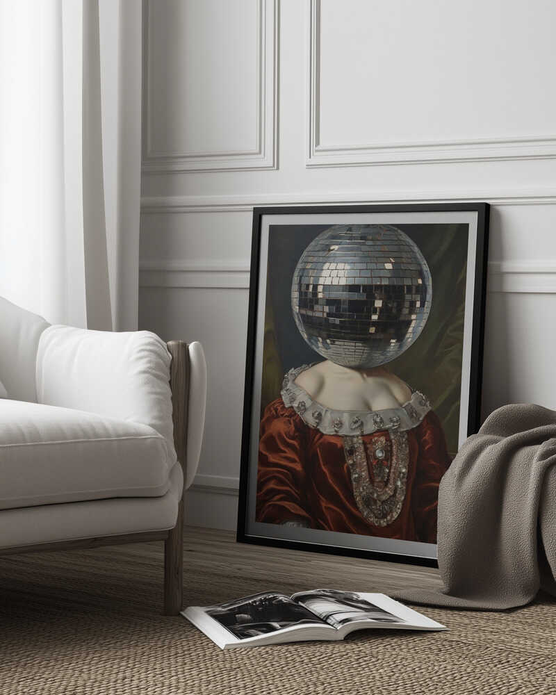 Antike Discokugel | Poster