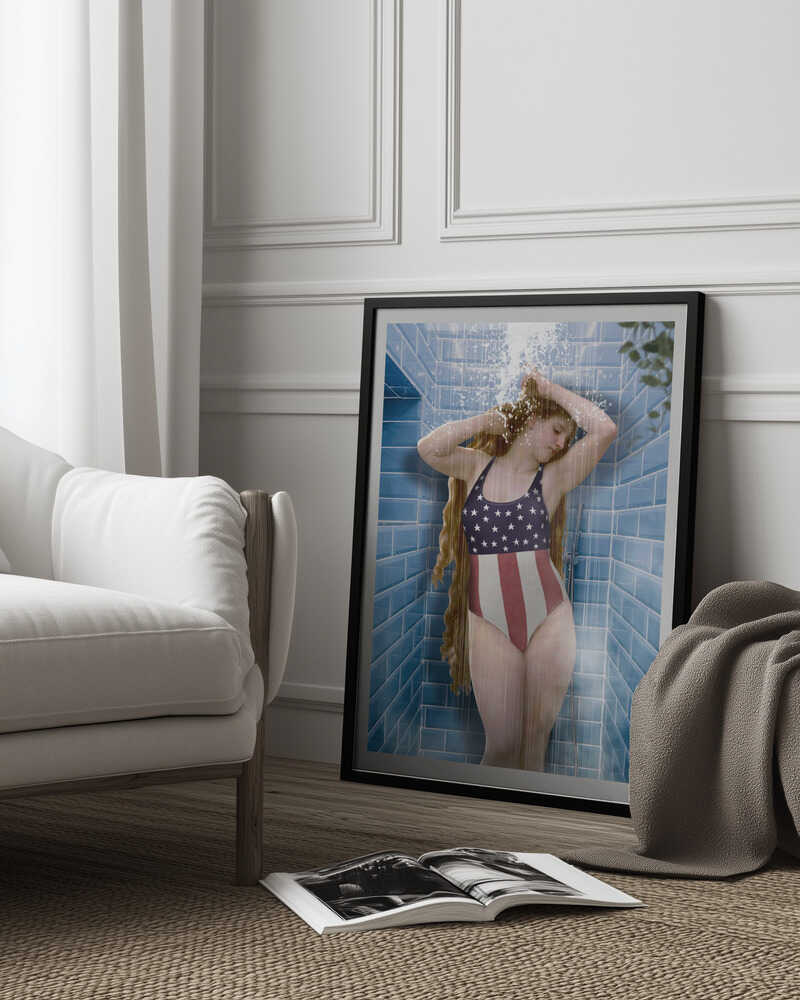 Schönheit unter der Dusche | Poster