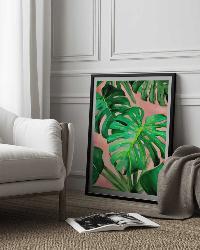 Monstera grand format | Affiche