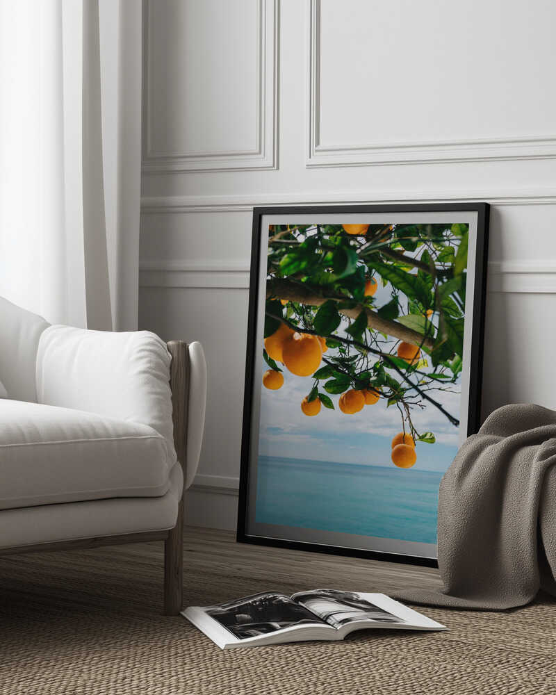 Amalfi Coast Oranges IV | Poster