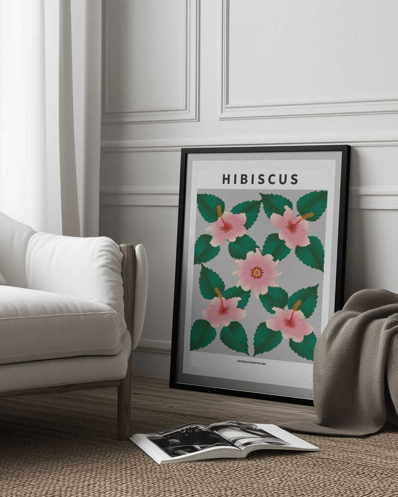 Hibiskus – Nationalblume Haitis | Poster