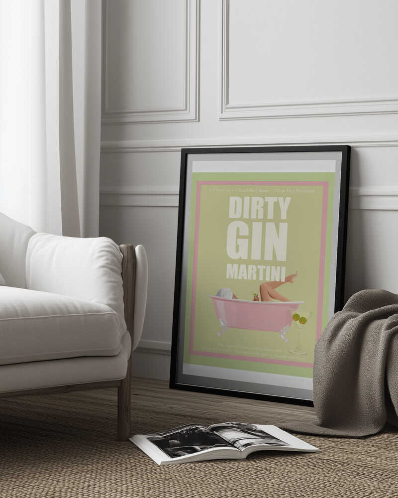 Jlr Cocktails - Dirty Gin Martini | Affiche