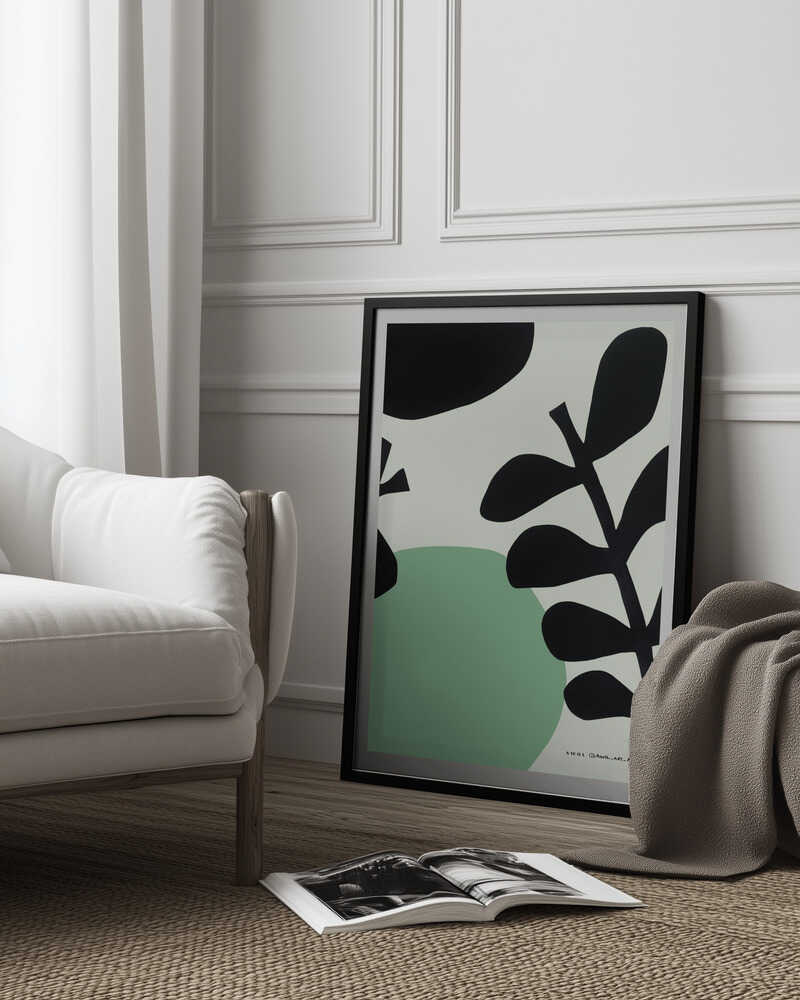 Affiche minimaliste pour jardin, art mural botanique avec illustrations de plantes |