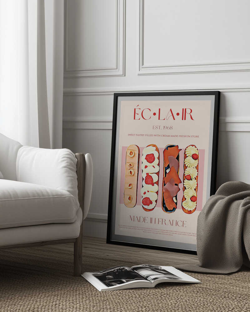 Französische Gebäckköstlichkeiten | Poster