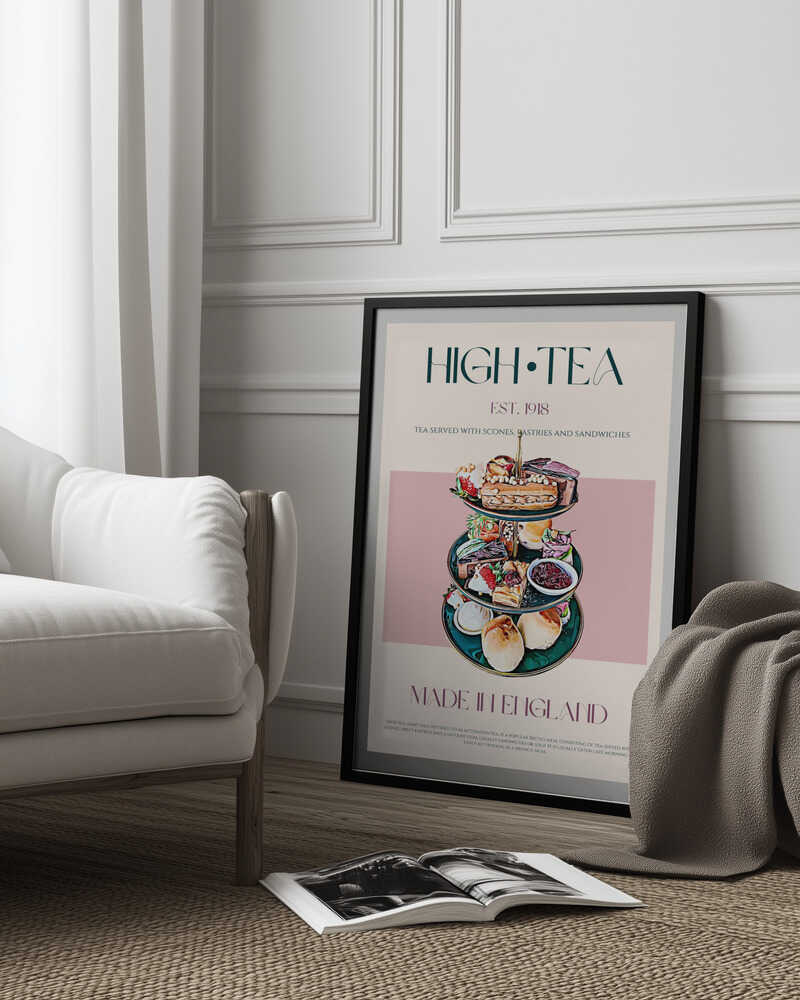 Eleganter High Tea | Poster