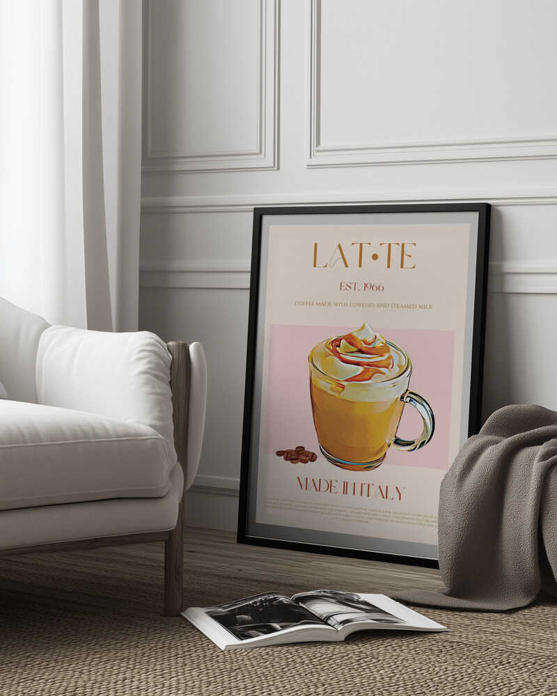 Creamy Latte Delight | Poster