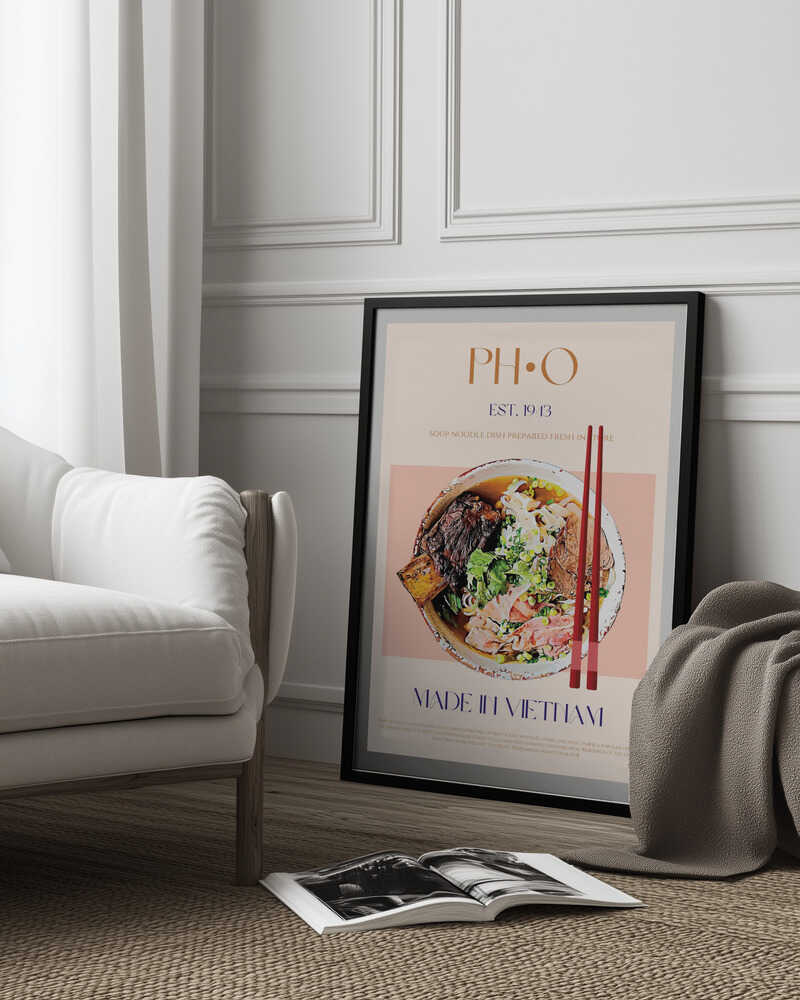 Délice de nouilles vietnamiennes | Affiche