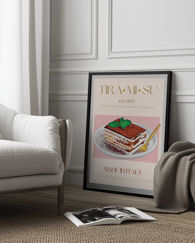 Classic Italian Tiramisu Print | Poster